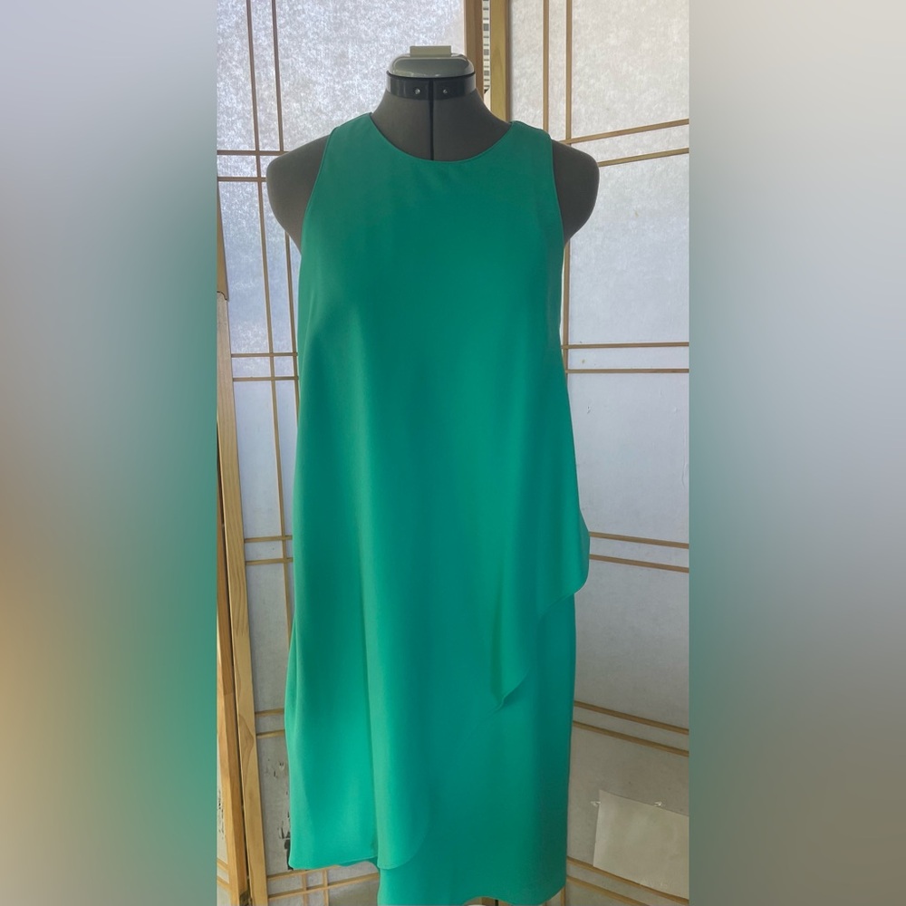 Ralph Lauren Emerald Green Sleeveless Midi Dress